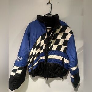 Joe Rocket Black and White Racing Jacket